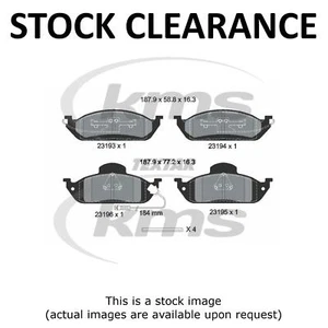 STOCK CLEARANCE F/BRAKE PAD SET FOR W163 M CLASS 98- - Picture 1 of 3