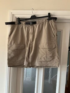 Royal Robbins Shorts Nylon Cargo Mens Sz XXL Belted Elastic Waist - Picture 1 of 12