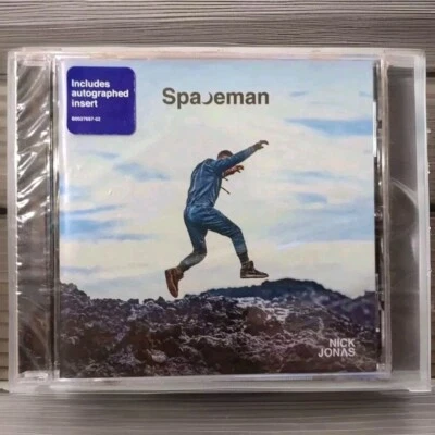 Signed Nick Jonas Spaceman CD W Autographed Insert Sealed NEW! Jonas Brothers  Foto 1 de 3