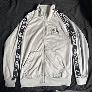 Nike Air Jordan Track Jacket Mens S Jump Man Big Logo Classic Full CT9414-059 - Picture 1 of 6