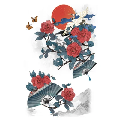 Tatuajes para hombres calcomanías de espalda completa temporales para mujeres cosas geniales dragón grande  Foto 1 de 4