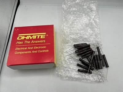 OHMITE POWER WIREWOUND RESISTORS 20J10R 10 OHM BOX OF 22 - Image 1 of 4
