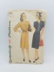 SELTEN Simplicity 1944 Nähmuster #1195 Misses Kleid quadratischer Ausschnitt Größe 16