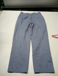 Cabin Creek Women's Size 12 Blue Pleated Front High Rise Zipper Elastic Side - Picture 1 of 5