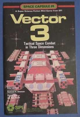 Vector 3 : Tactical Space Combat in 3 Dimensions. Space Capsule #4 1979 SPI - Image 1 of 4