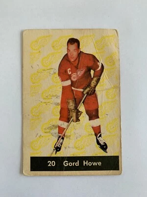 1961-62 Parkhurst #20 Gordie Howe - Detroit Red Wings - Image 1 of 2