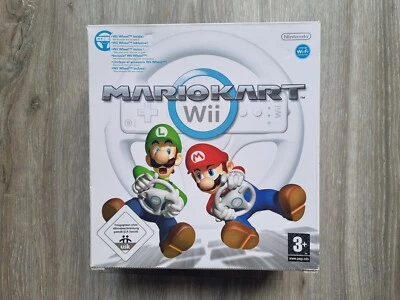 Mario Kart - Wii Steering Wheel - Box Set - Nintendo - 2008 - VGC - Complete  - Image 1 of 4