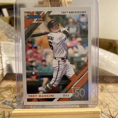 Trey Mancini 2019 Donruss Baseball 150th Anniversary Insert #/150 Balt Orioles - Image 1 of 2