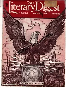 1934 Lit Digest June 30 - Nazi Germany's grave economic crisis; Anglicans - Picture 1 of 1