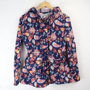 Levis Hoodie Jacket Womens Size M Floral Paisley Canvas Utility Anorak Medium - Picture 1 of 6