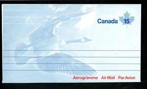 LOT 15884 UNUSED UA29 POSTAL AIR MAIL LETTER AEROGRAMME CANADA GOOOSE BIRD - Picture 1 of 2