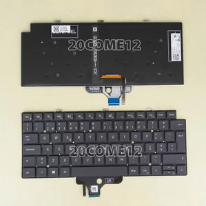 New for DELL Latitude 5320 7320 of year 2021 Keyboard Backlit Portuguese Teclado - Afbeelding 1 van 2