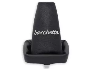 FÜR FIAT BARCHETTA SCHALTMANSCHETTE SCHALTSACK LEDER STICKEREI barchetta WEISS - Foto 1 di 5