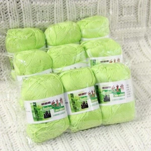 Sale 9Skeins X 50gr Super Soft Bamboo Cotton Baby Hand Knitting Crochet Yarn  - Picture 1 of 63