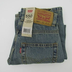 NWT BOY'S LEVI 550 RELAXED JEANS. SIZE 8SLIM. WAIST22, LENGTH22.  - Picture 1 of 4