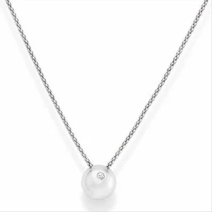 Collana Donna Amen In Argento 925 Con Ciondolo Tondo Con Cristallo - Clpab - Bild 1 von 3