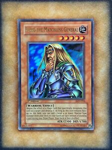 Yugioh Freed the Matchless General LOD-016 Ultra Rare 1st Ed LP