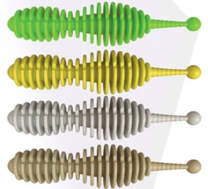 Señuelos suaves área trucha silicona gusano larva FL LittleRat 1,8 pulgadas monocolor - Imagen 1 de 46
