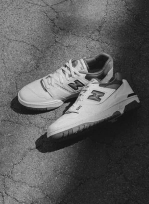 New Balance 550 Séries - “ Castlerock” 男式 7.5 码白色灰色女式 9 码 — 第 1/4 张图片