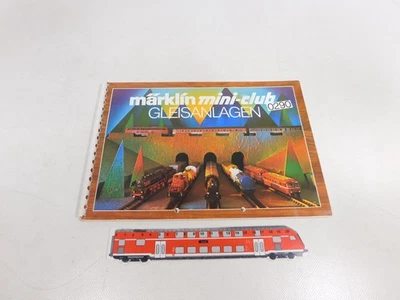 Märklin Mini-Club Scala Z 0290 Binari Ferroviari Forato Pista Piani Di 1976# - Immagine 1 di 4