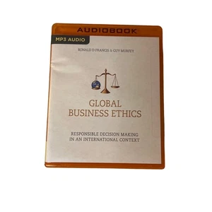 Ronald D. Francis & Guy Murfey Global Business Ethics Audiobook MP3 - CD - Picture 1 of 5