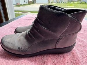 Stivaletti donna Cloud Steppers By Clarks con ruches taglia 9 grigi - Foto 1 di 9