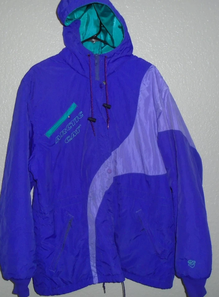 Винтажная гоночная куртка для снегохода Team Arctic Cat размер XL - Изображение 1 из 3