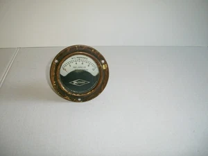 antique auto splitdorf mil-amperes brass gauge - Picture 1 of 3