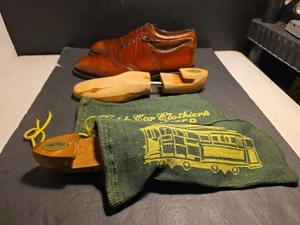 Allen Edmunds Brooks bros. Shoes & Cedar Shoe Trees Cable Car Clothiers Size 13 - Picture 1 of 18