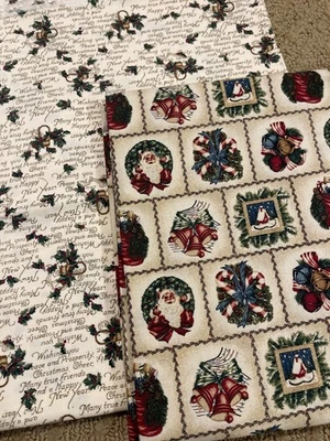 Lot of 2 Thimbleberries Candy Coated Christmas RJR Quilting Cotton Fabric 2.75 y - Image 1 of 4