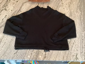 Pullover VARLEY Doble Suave Betsy Sudor Cuello Simulado Negro Para Mujer Talla Mediana - Imagen 1 de 6