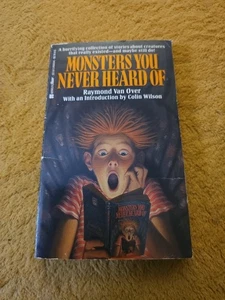 Monsters You Never Heard Of Raymond Van Over 1989 Special Print Vintage PB Pacer - Picture 1 of 6