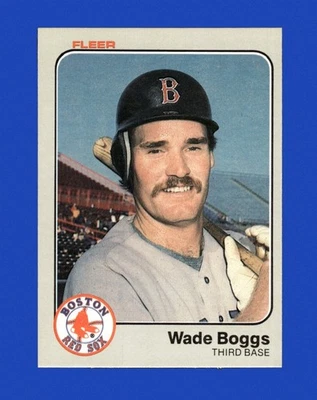 Fleer Set-Break #179 1983 Wade Boggs RC casi nuevo-como nuevo o mejor *GMCARDS* Foto 1 de 2