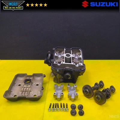 2003 SUZUKI TL1000R MOTOR TRASEIRO CABEÇA DE CILINDRO VÁLVULAS DE EXTREMIDADE SUPERIOR CAMS FABRICANTE DE EQUIPAMENTO ORIGINAL ~ 10B - Imagem 1 de 4