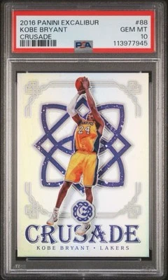 2016-17 Panini Excalibur - Crusade Kobe Bryant #88 Silver - Image 1 of 3