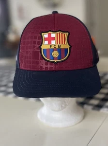 Mütze FC Barcelona Barca Fußball verstellbar rot/blau Futbol España Einheitsgröße - Bild 1 von 10