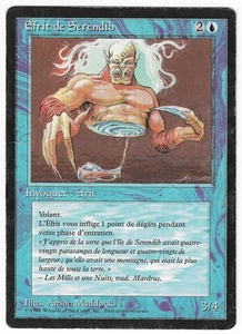 ►Magic-Style◄ MTG - Serendib Efreet - French Revised FBB - Played/Poor (inked) - Picture 1 of 2