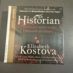 THE HISTORIAN BY ELIZABETH KOSTOVA-AUDIO BOOK-NEW/SEALED - Picture 1 of 2