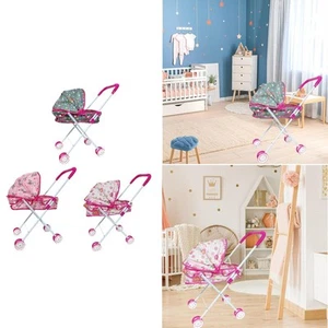 Doll Stroller, Doll Pram, Hand-Eye Coordination, Toys for Kids Ages 3+, - Picture 1 of 16