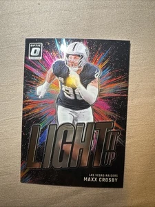 2024 Donruss Optic Black Ice MAXX CROSBY #12 Light It Up SSP Raiders - Picture 1 of 6
