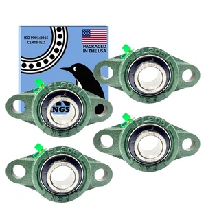 PGN UCFL205-16 Pillow Block Bearing - Pack of 4 Flange Mounted Pillow Block B... - Picture 1 of 8