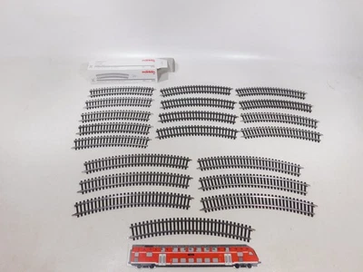 Märklin H0 AC 20x Track Piece K-Track Curved 2221 2231 2232 Mint +1x Box #DT82-1 - Image 1 of 3