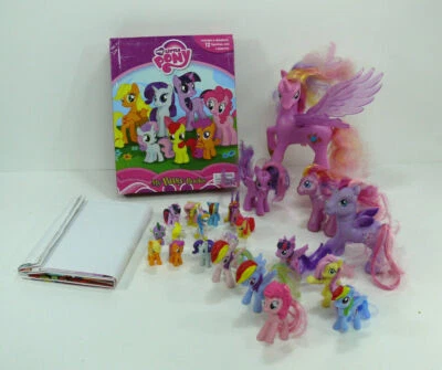 Lote MY LITTLE PONY: candace 98969 + meu livro ocupado + figuras escováveis + mcdonalds - Imagem 1 de 4
