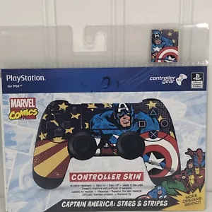 Recubrimiento Para Mando Playstation 4 PS4 Capitán América Marvel Comics DualShock 4 - Imagen 1 de 8