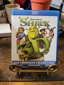 Shrek 3D The Complete Collection Blu Ray 2010 4-Disc Set Promotional Copy - Picture 1 of 5
