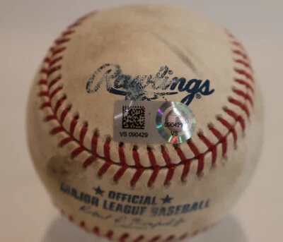 Game Used Baseball - Astros v. Rockies 8/20/2020 Marquez v. Gurriel - Image 1 of 2