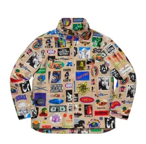 SUPREME SS'21 "Stickers" Gore-Tex Shell Jacket Black Men's size Large - Picture 1 of 4