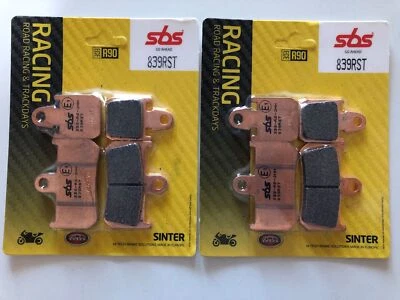 2 x SBS Front Brake Pads 839RST for Yamaha YZF-R1 2007-2014 RN19 RN22 - Image 1 of 2