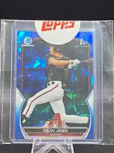 2023 Bowman Chrome Sapphire DRUW JONES 1st Sapphire #BCP-25 Arizona Diamondbacks - Bild 1 von 2