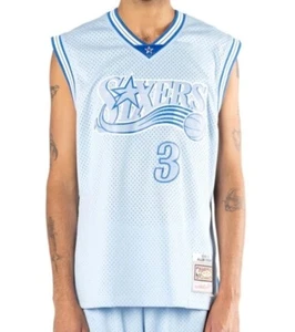 Allen Iverson mitchell and ness swingman jersey L NEW - Picture 1 of 3